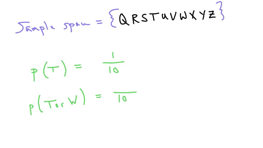 SOLVED A box contains ten cards labeled Q, R, S, T, U, V, W, X, Y, and