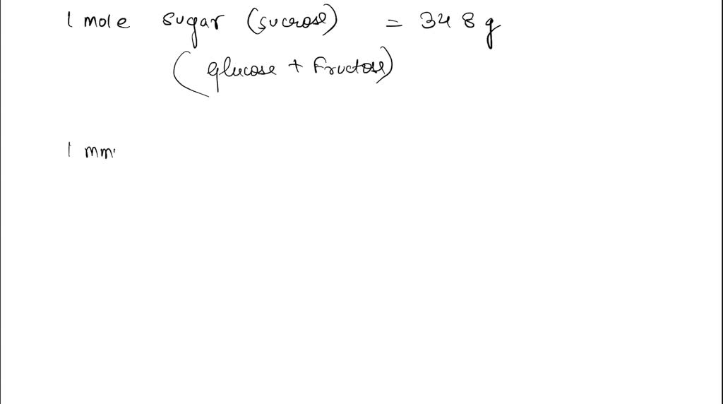 solved-if-a-mole-of-sucrose-is-348-grams-a-millimole-of-sucrose