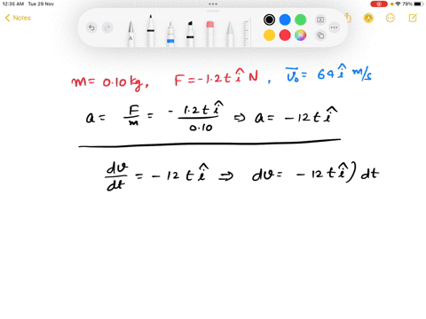 a-01-kg-block-moves-along-the-x-axis-the-resultant-of-all-forces-acting-on-the-block-is-f-12ti-n-where-t-is-in-seconds-when-t-0-x-0-and-v-64i-ms-determine-the-distance-traveled-by-the-partic-12008