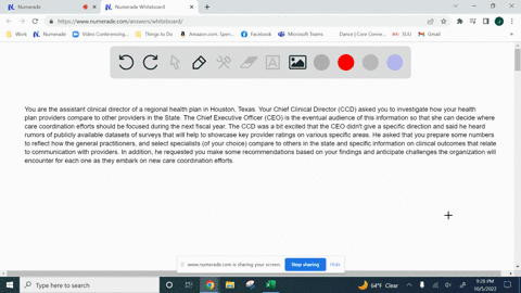 you-are-the-assistant-clinical-director-of-a-regional-health-plan-in-houston-texas-your-chief-clinical-director-ccd-asked-you-to-investigate-how-your-health-plan-providers-compare-to-other-p-55813