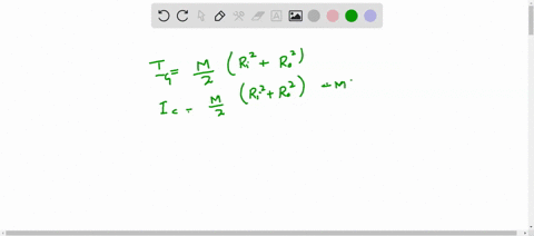 a-physical-pendulum-has-the-form-of-a-washer-of-mass-m-outer-radius-ro-and-inner-radius-ri-it-is-attached-to-a-pivot-at-its-edge-and-allowed-to-oscillate-small-limit-find-its-period-of-oscil-08294