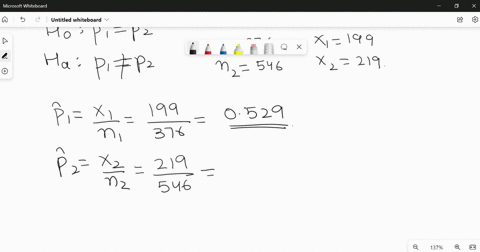 given-two-independent-random-samples-with-the-following-results-n1x1376199-n2x2546219-can-it-be-concluded-that-there-is-a-difference-between-the-two-population-proportions-use-a-significance-09315