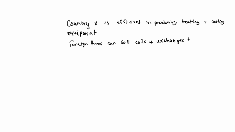 country-x-is-efficient-in-producing-heating-and-cooling-equipment-foreign-firms-can-sell-coils-and-exchangers-to-this-country-at-a-competitive-price-but-the-government-of-country-x-stipulate-29634
