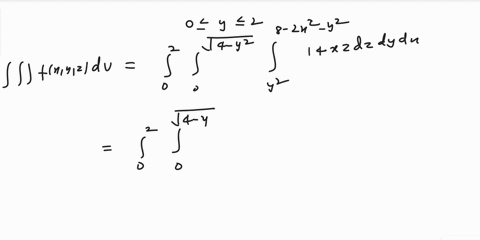integrate-fxy-2-i4xz-over-the-region-in-the-first-octant-x-y-z-0-above-the-parabolic-cylinder-z-2-8-2x2-y-and-below-the-paraboloid-22571
