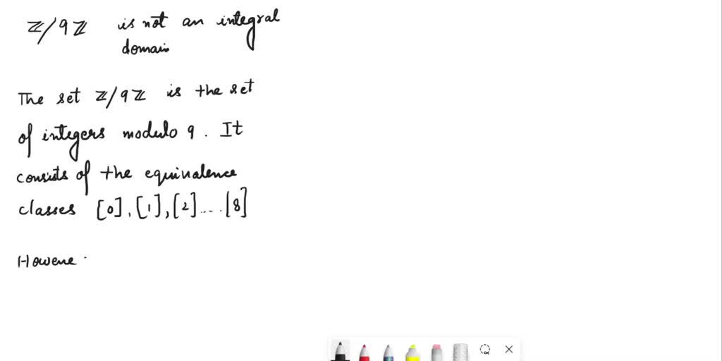 Integer Ring SOLVED: (5pts) Prove that the Gaussian integer ring Z|i=a + bia,b E Z ...
