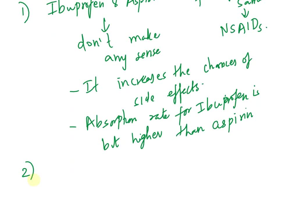 SOLVED Mrs. Jones, age 76, takes an aspirin as anticoagulant therapy