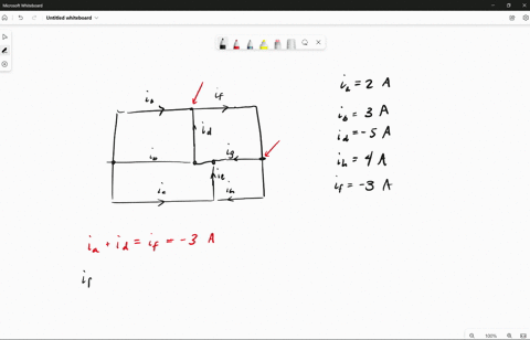 electrical-engineering-pl37-given-that-ia-2aib-3aid-s5a-and-ih-4-a-determine-the-values-of-the-other-currents-in-figure-p1337-figure-p137-7743