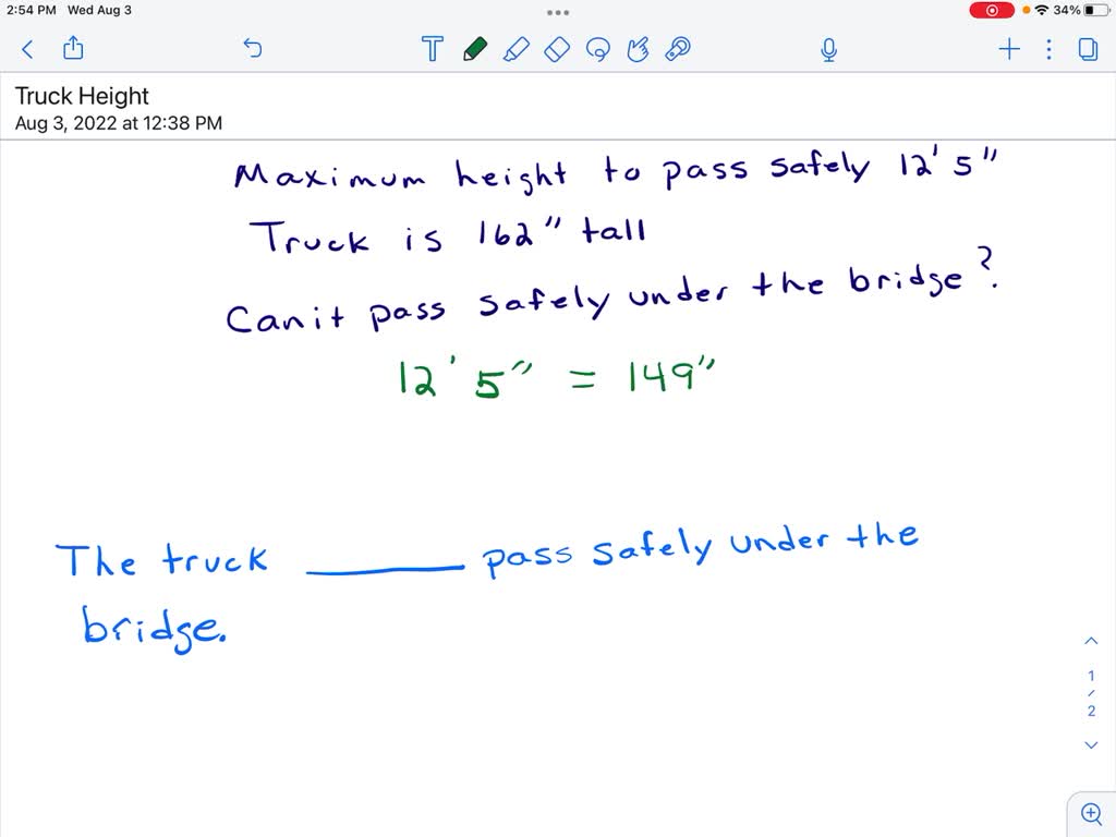 SOLVED: Practice converting units and comparing quantities. The maximum ...