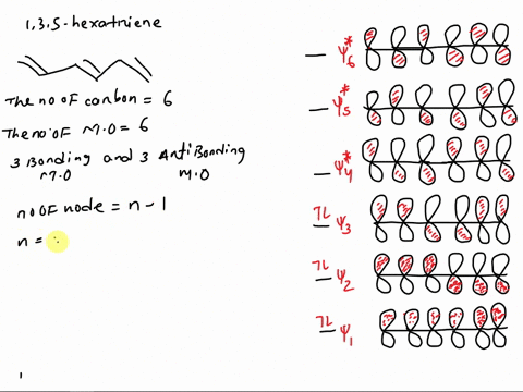 draw-the-molecular-orbital-diagram-of-135-hexatriene-indicate-the-energy-levels-and-the-nodes-for-each-molecular-orbital-also-identify-the-homo-and-lumo-at-the-ground-state-how-many-electron-34745
