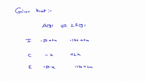 a-reaction-vessel-is-charged-with-050-atm-of-a-and-0170-atm-of-b-once-the-reaction-reaches-equilibrium-what-is-the-equilibrium-partial-pressure-of-b-kp-for-this-reaction-is-672-a-g-2-b-g-79336