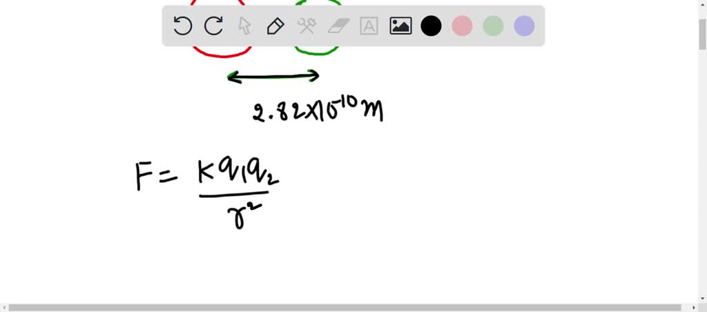 SOLVED: What is the magnitude of the electrostatic force between a ...