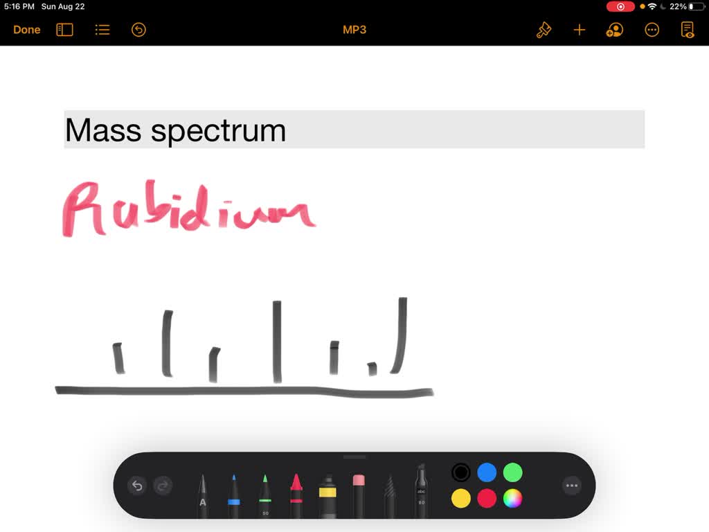 SOLVED: Use the mass spectrum of rubidium to determine the atomic mass