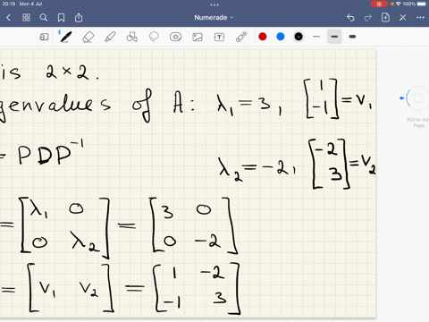 point-suppose-that-a-matrlx-cenvalle-respondlng-e-genvector-elgenvalue-corresponding-elgenvector-find-inverible-matrix-diagonal-matrix-that-_-pdp-enter-your-answe-equation-of-the-pdp-you-mus-91457