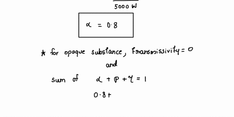 a-horizontal-opaque-flat-plate-is-well-insulated-on-the-edges-and-the-lower-surface-the-top-surface-has-an-area-of-5-m2-and-it-experiences-uniform-irradiation-at-a-rate-of-5000-w-the-plate-a-73124