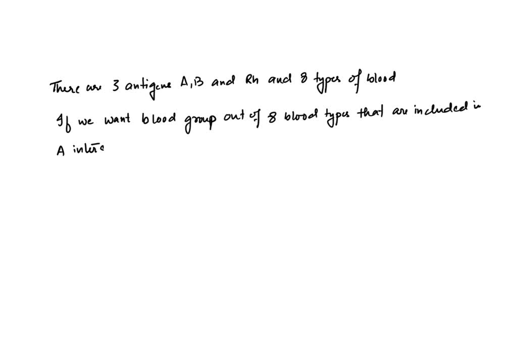 SOLVED When receiving a blood transfusion, the recipient must have all