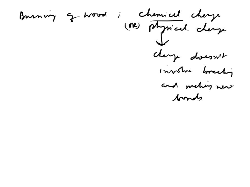 SOLVED: Burning wood is a chemical change or physical change