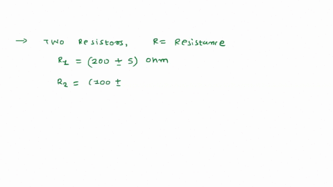 two-resistors-of-resistances-r1-200-5-ohm-and-r2-100-8-ohm-are-connected-a-in-series-find-the-equivalent-resistance-of-the-a-series-combination