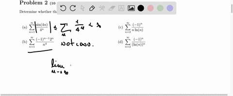 problem-2-10-points-determine-whether-the-series-is-absolutely-convergent-conditionally-convergent-or-divergent-sin4n-4n-n-1-inn-n2-1n-12-n4-n1-1-inn-n-n2-94985