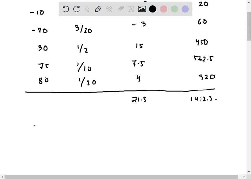SOLVED 10 Pts Find The Mean Variance And Standard Deviation For