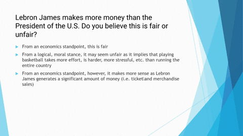 1-lebron-james-makes-more-money-than-the-president-of-the-us-do-you-believe-this-is-fair-or-unfair-only-focus-on-salary-not-endorsements2-what-are-non-monetary-benefits-you-look-for-in-a-job-18896