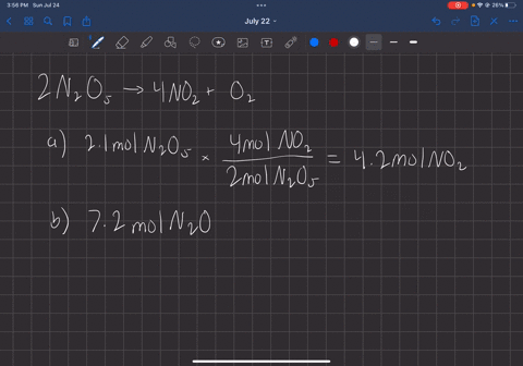 calculate-how-many-moles-of-no2-form-when-each-quantity-of-reactant-completely-reacts-via-the-following-reaction-2n2o5g4no2go2g-a-23-mol-n2o5-b-74-mol-n2o5-c-170-g-n2o5-d-297-kg-n2o5