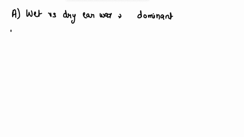 question-31-which-of-the-following-is-not-considered-mendelian-inheritance-or-a-mendelian-trait-0-a-wet-vs-dry-ear-wax-bgum-color-in-dogs-cpresence-or-absence-of-freckles-dyellow-vs-green-co-34428
