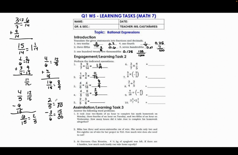 pa-helpp-pa-help-phel-q1-ws-learning-tasks-math-7-name-date-gr-sec-teacher-ms-castanares-topic-rational-expressions-introduction-translate-the-given-sltement-w-fractions-and-decimals-tenths-25672