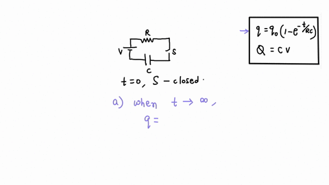 a-battery-resistor-and-capacitor-are-connected-in-series-with-switch-as-shown-in-the-figure-initially-the-switches-is-open-and-the-capacitor-has-no-charge-on-it-atltime-othe-switch-is-closed-55687