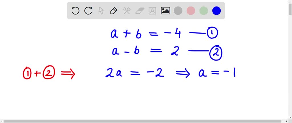 SOLVED: Find Two Numbers And B Whose Sum +b Is And Whose Difference A ...