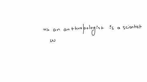 anthropologisg