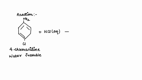 3-write-an-equation-for-the-reaction-of-4-chloroaniline-with-hclaq-and-another-equation-for-the-product-of-the-first-equation-with-naohaq-write-under-the-product-for-each-reaction-whether-it-51303