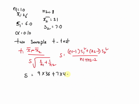 the-null-and-alternate-hypotheses-are-h0-1-2-h1-1-2-a-random-sample-of-10-observations-from-one-population-revealed-a-sample-mean-of-26-and-a-sample-standard-deviation-of-60-a-random-sample-10188
