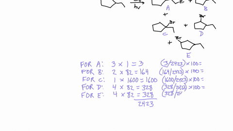 chem-222-alkynes-and-radicals-worksheet-name-1a-draw-all-of-the-unique-free-radical-monobromination-products-for-ethylcyclopentane-1b-predict-the-product-ratios-for-both-the-bromination-and-the-chlo-4