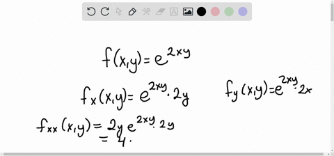 find-fxx-fxy-fyx-and-fyy-for-the-following-function-remember-fyx-means-to-differentiate-with-respect-to-y-and-then-with-respect-to-x-fx-y-e2xy-64566