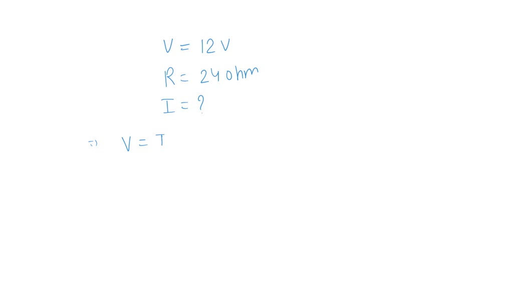 SOLVED A cell of potential difference 12 V is connected to a bulb. The