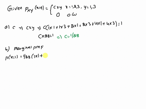 the-random-variables-x-and-y-have-the-joint-pmf-cxy-x-123-y-12-pxywy-3-0-otherwise-find-a-the-constant-c-b-the-expected-values-ex-and-ey-c-the-second-moments-ex2-and-ey2-12042