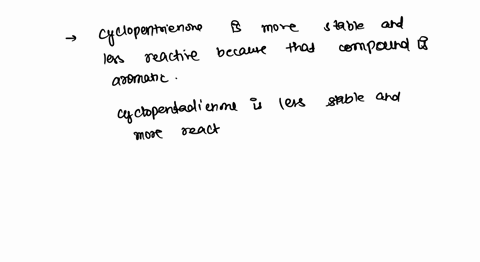 1426-cycloheptatrienone-i-is-very-stable-cyclopentadienone-ii-by-contrast-is-quite-unstable-and-rapidly-undergoes-diels-alder-reaction-with-itself-propose-an-explanation-for-the-different-st-59154