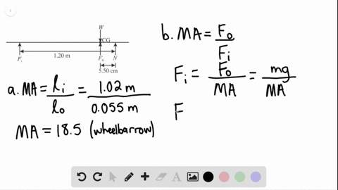 consider-a-machine-for-which-an-applied-force-moves-33-mathrmm-to-raise-a-load-80-mathrmcm-find-the-93575