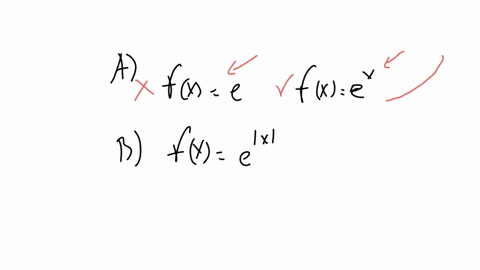 which-if-any-of-the-following-functions-has-an-inverse-fx-e-b-fx-e-x-c-fx-3x-4-4-d-yx-2x-5-1-e-none-of-a-to-d