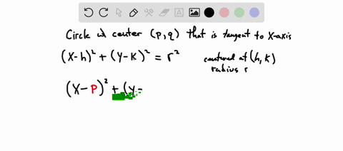 find-an-equation-of-the-circle-described-and-sketch-the-graph-the-circle-has-center-p-q-and-is-tange-26515