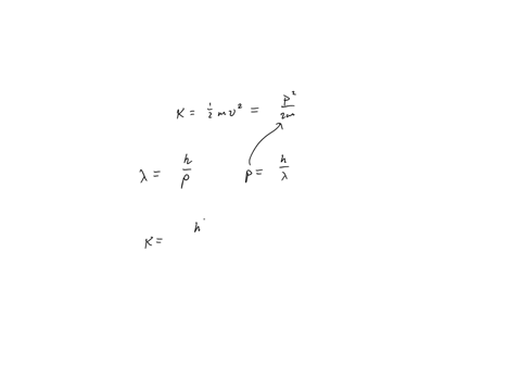 show-that-the-de-broglie-wavelength-of-a-nonrelativistic-electron-with-kinetic-energy-k-is-about-123k12-when-the-wavelength-is-expressed-in-nanometers-and-k-in-electron-volts-find-the-corresponding-re