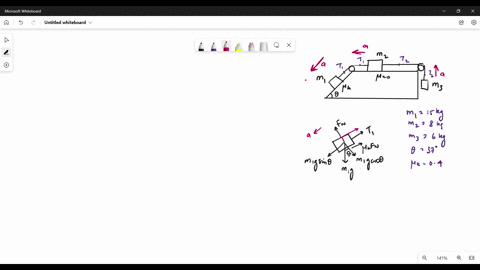 10-points-in-the-figure-shown-below-three-blocks-are-connected-by-two-inextensible-strings-over-two-frictionless-pulleys_-the-masses-of-the-blocks-are-m1-150-kg_-mz-80-kg-and-m3-60-kg-the-bl-18248