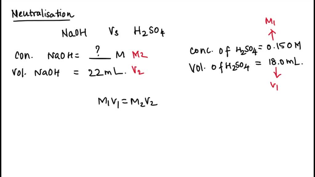 SOLVED: Determine the molarity of a 22.0 mL NaOH solution that was