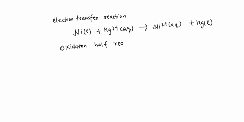 for-the-following-electron-transfer-reaction-nis-hg2aq-ni2aq-hgl-the-oxidation-half-reaction-is-the-reduction-half-reaction-is-89603