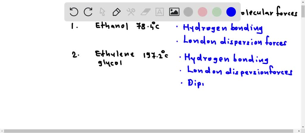 SOLVED The boiling point of some common substances are as follows