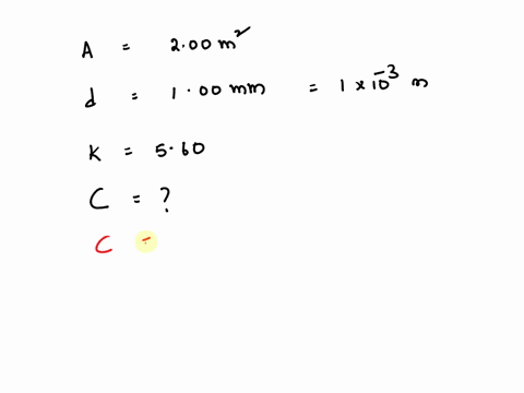 determine-the-capacitance-of-a-capacitor-built-with-plates-of-plate-area-200-m2-and-plate-separation-of-100-mm-a-dielectric-slab-of-dielectric-constant-560-fills-the-space-between-the-two-pl-43477
