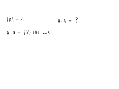 if-the-magnitude-of-vector-a-is-4-find-vector-aa