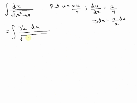 evaluate-the-integral-dx-7-x-2-2-v4x-49-dx-4x2-49-49927