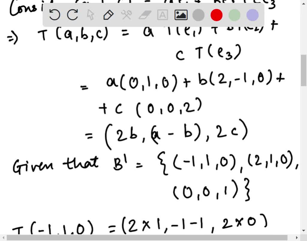 SOLVED matrix representing that is similar to the Find the matrix