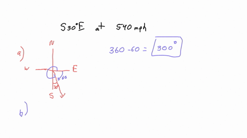 10-pts-an-airplane-proceeds-at-bearing-of-s3ope-flying-at-540-miles-per-hour-no-explanations-required-state-the-angle-oin-standard-position-which-corresponds-t0-the-bearing-s3ope-b-find-the-22382